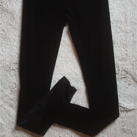 Urban Outfitters Leggings Silence & Noise Velour Soft Black Stretch Women Medium - Picture 2 of 5